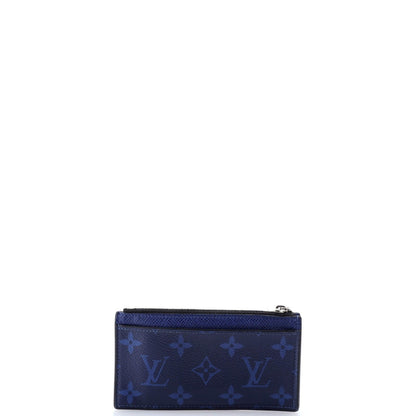 Louis Vuitton Coin Card Holder Monogram Taigarama
