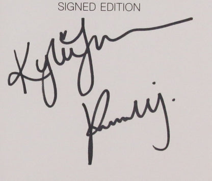 Kendall & Kylie Jenner Autographed Cut Card W/