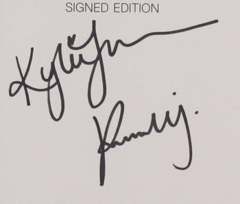 Kendall & Kylie Jenner Autographed Cut Card W/