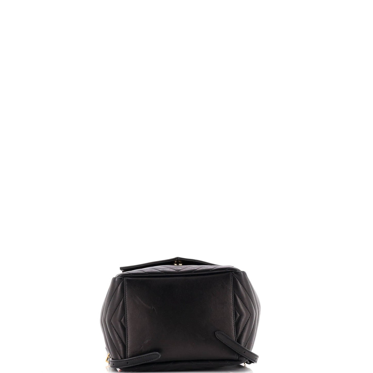 Saint Laurent Joe Backpack Matelasse Chevron Leather With Tweed