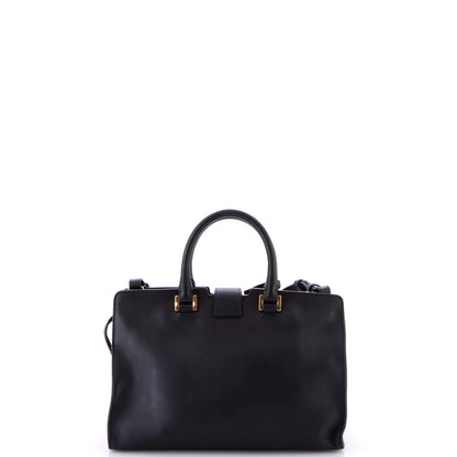 Saint Laurent Monogram Cabas Leather Small