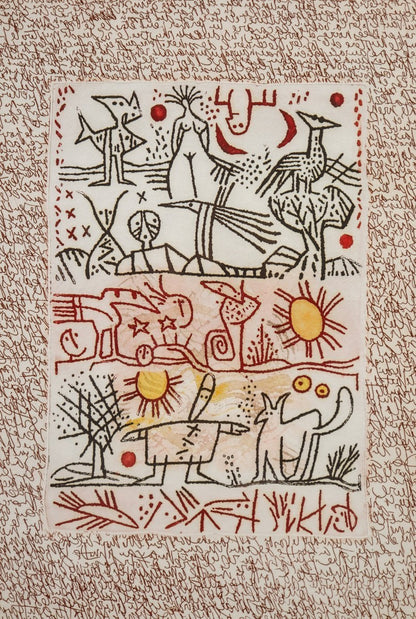 Simone & Henri Jean "Alphabet Magique 2" 1999 Etching Artist Signed Limited 55