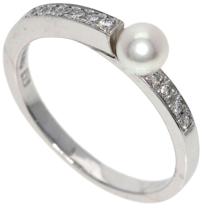 Nina Ricci   Ring 1P Pearl Pearl Diamond K18