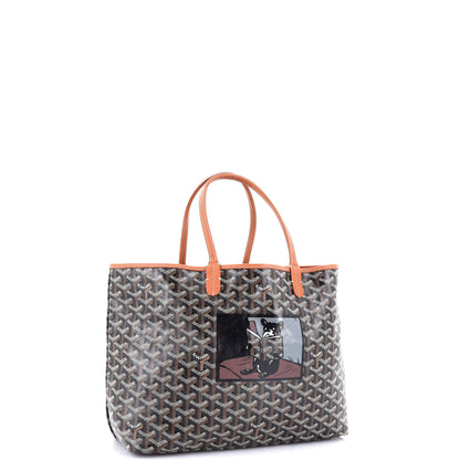 Goyard Saint Louis Tote Printed Coated Canvas Pm
