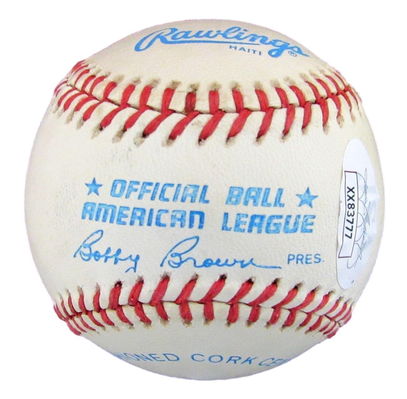 Kirby Puckett Hof Autographed Oal Baseball Minnesota Twins Jsa 179916