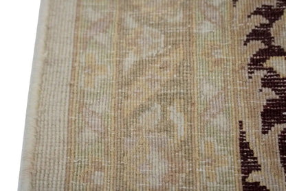 7X10 Ft Hand-Knotted Wool & Silk Oriental Rug 400