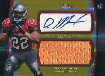 Doug Martin Autographed 2012 Topps Chrome Rookie
