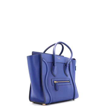 Celine Luggage Bag Grainy Leather Micro