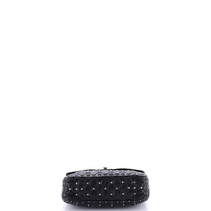 Valentino Garavani Rockstud Spike Flap Bag Quilted Leather Medium