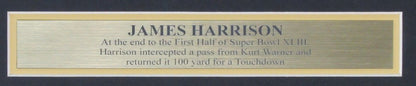James Harrison Steelers Signed/Autographed 8X10 Photo Collage Framed Jsa 197318