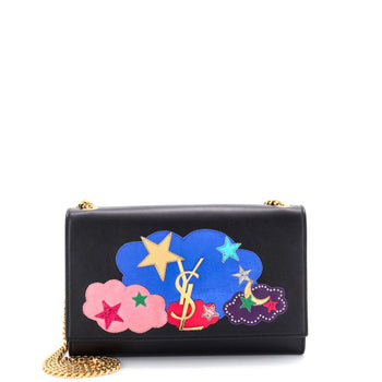 Saint Laurent Classic Monogram Crossbody Bag Patchwork Leather Medium