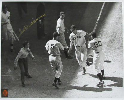Ted Williams Hof Signed/Autographed 16X20 B/W Photo Boston Red Sox Twf 198516