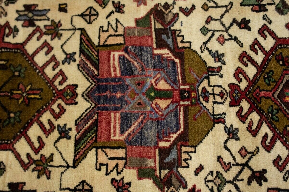 Handmade Geometric Design Oriental Runner Rug