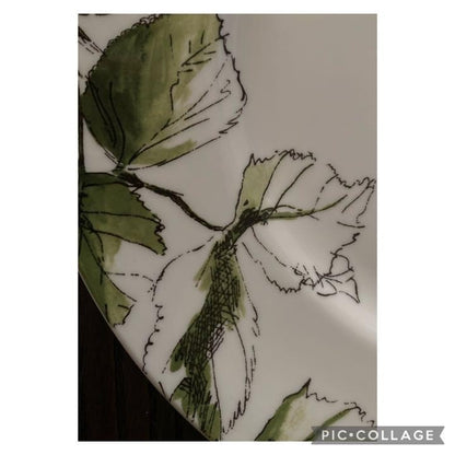 Tableware Wedgwood Vera Wang Floral Leaf Plate 27cm Set of 2 Elegant Bone China