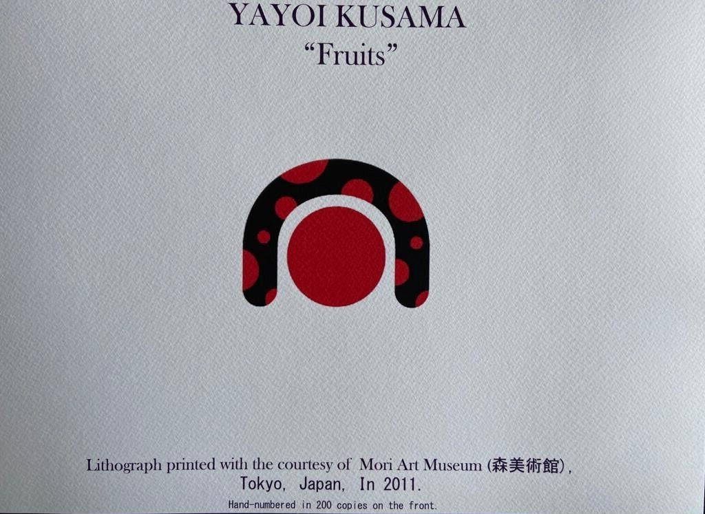 Yayoi Kusama Lithograph Mori.Art Museum Coa Numbered Limited 200