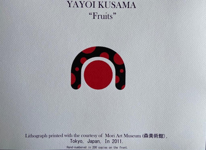 Yayoi Kusama Lithograph Mori.Art Museum Coa Numbered Limited 200