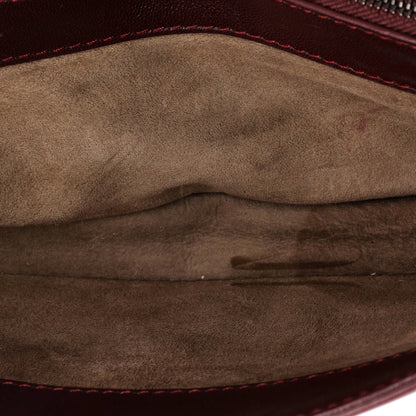 Bottega Veneta Olimpia Knot Chain Clutch Intrecciato Knit With Snakeskin Trim