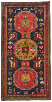 Handmade Tribal Pictorial Design Oriental Runner