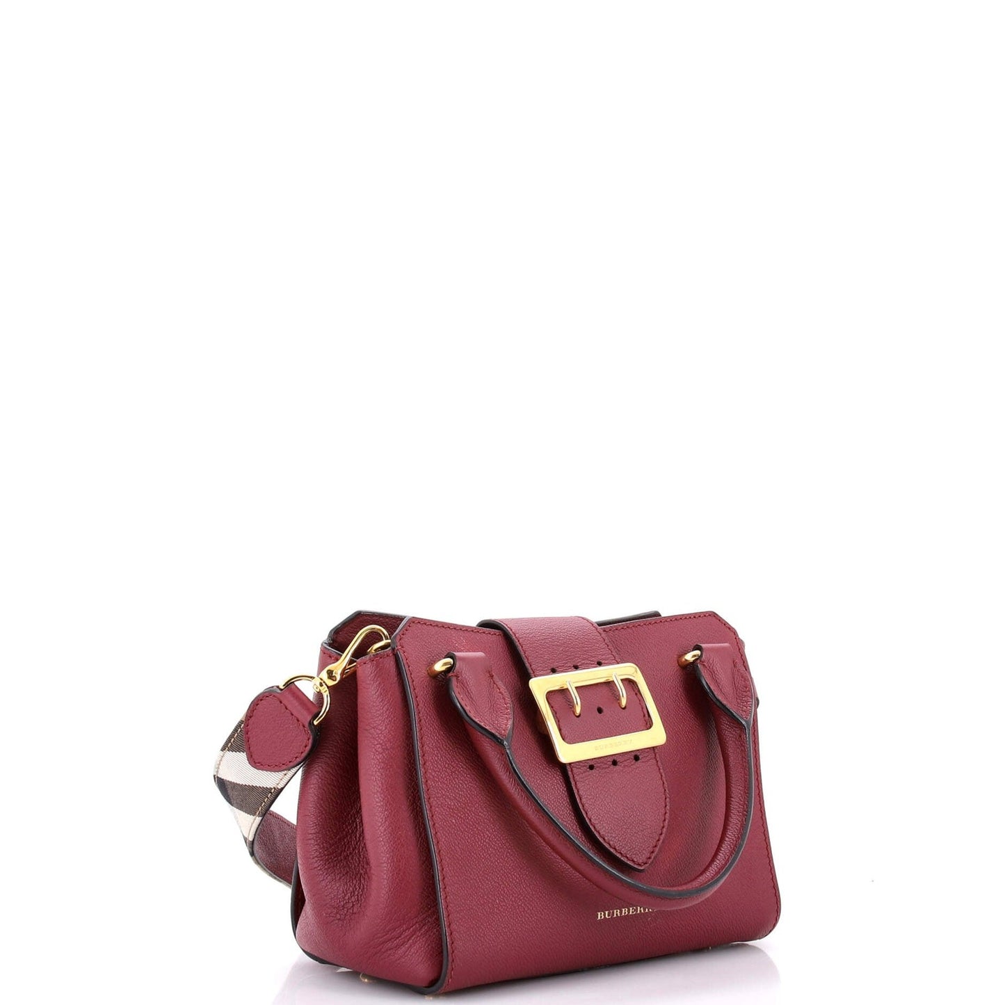 Burberry Buckle Tote Leather Small