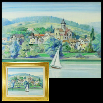 Rolf Rafflewski (De 1943-) Original Painting Oil