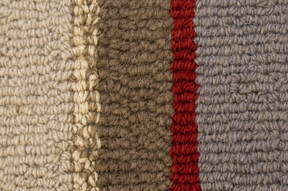 Hand-Tufted Multicolored Stripes 5X8 Modern Area