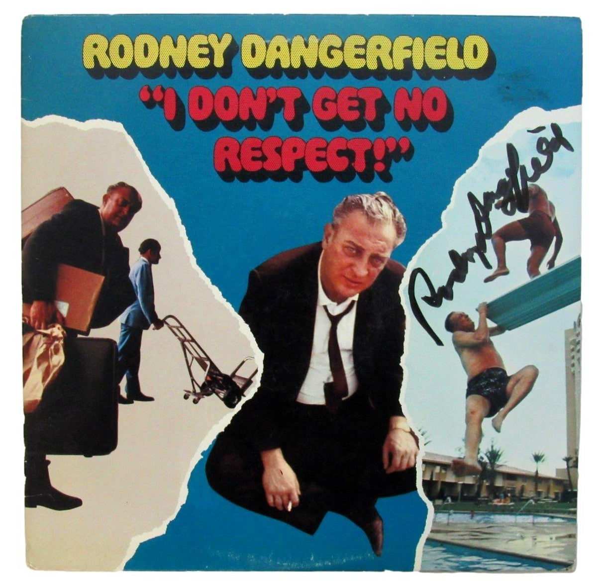 Rodney Dangerfield Signed/Auto I Don't Get No Respect Album LP Vinyl JSA 201225