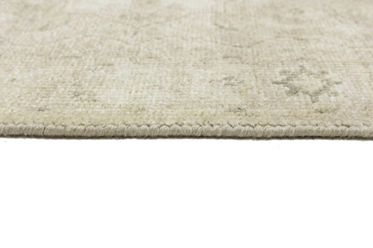 Transitional Oriental Runner Rug Muted Floral