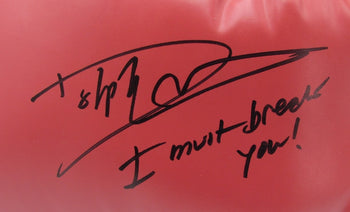 Dolph Lundgren Autographed/Inscr Right Boxing Glove 