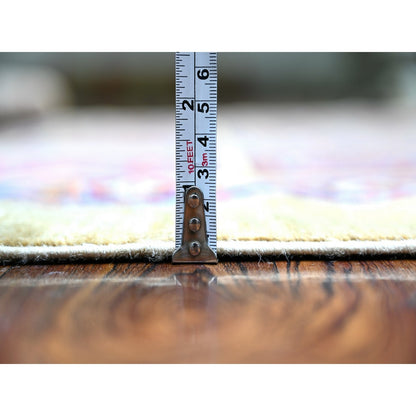 6'X8'6" Camel Brown Wool Afghan Super Kazak Hand Knotted Oriental Rug