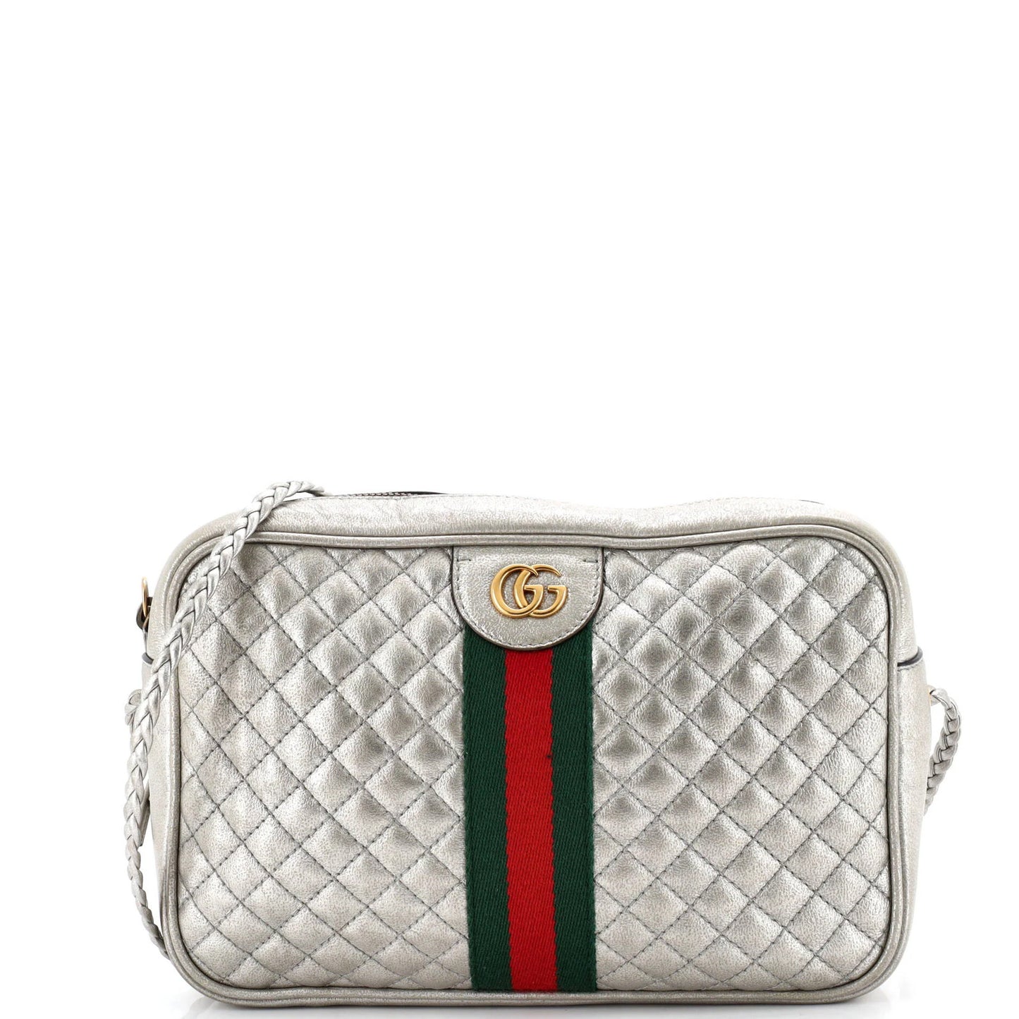 Gucci Trapuntata Camera Bag Quilted Leather Small