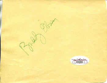 Buddy Ebsen Autographed Album Page (Jsa)