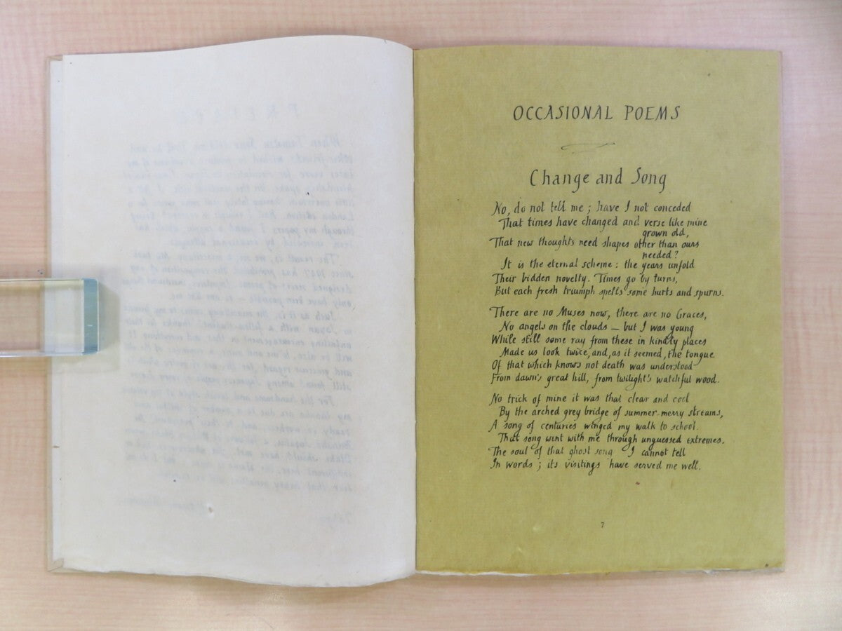 Edmund Blunden "Eastward" Signed Ed250 Blunden Poetry Publication Society