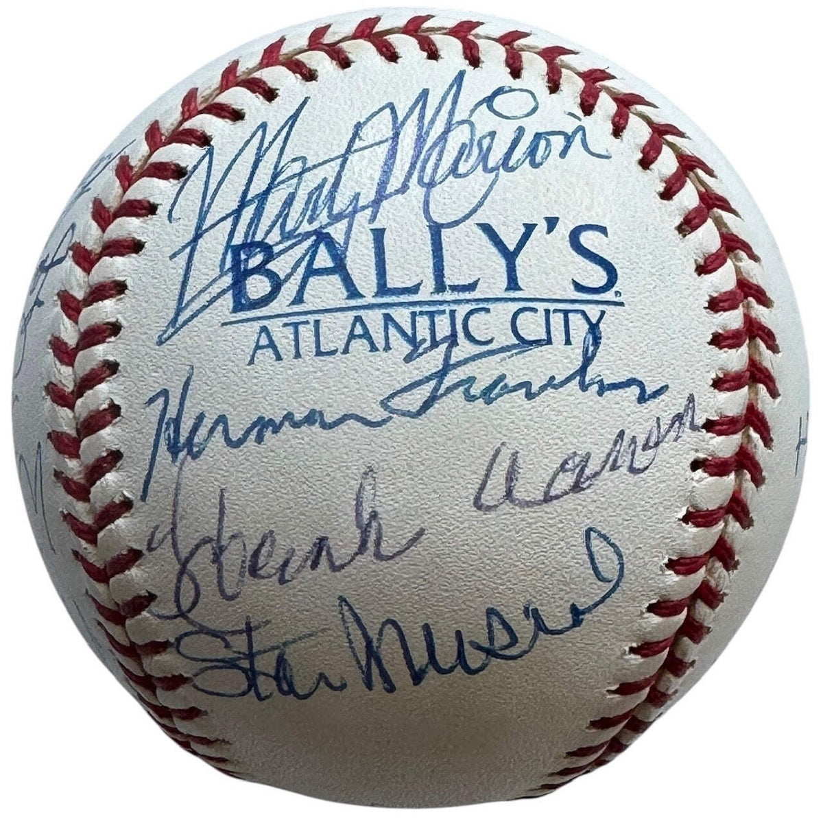 Mays Willie 70th Birthday Autographed Baseball Attendees JSA