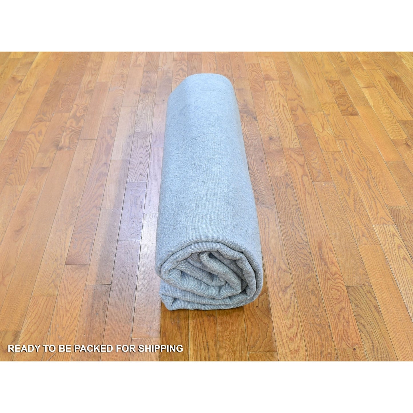 8'X10' Beige Wool And Silk Hand Loomed Fine Jacquard Rug