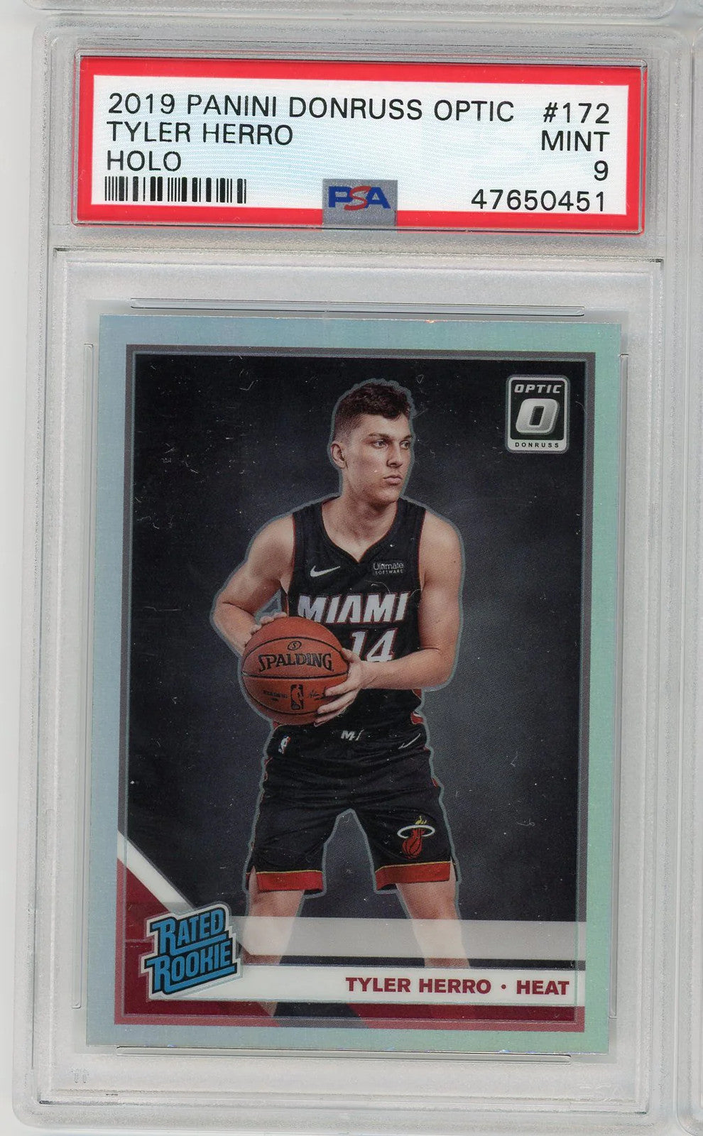 Tyler Herro 2019 Panini Donruss Optic #172 (Psa