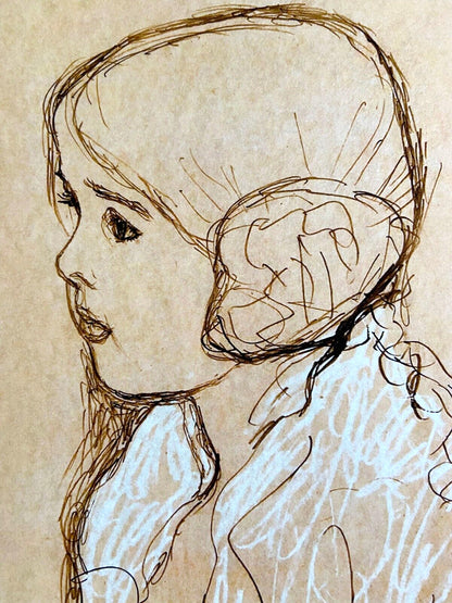 Gustav Klimt Lithograph Coa Hand Numbered Signed Op Limited