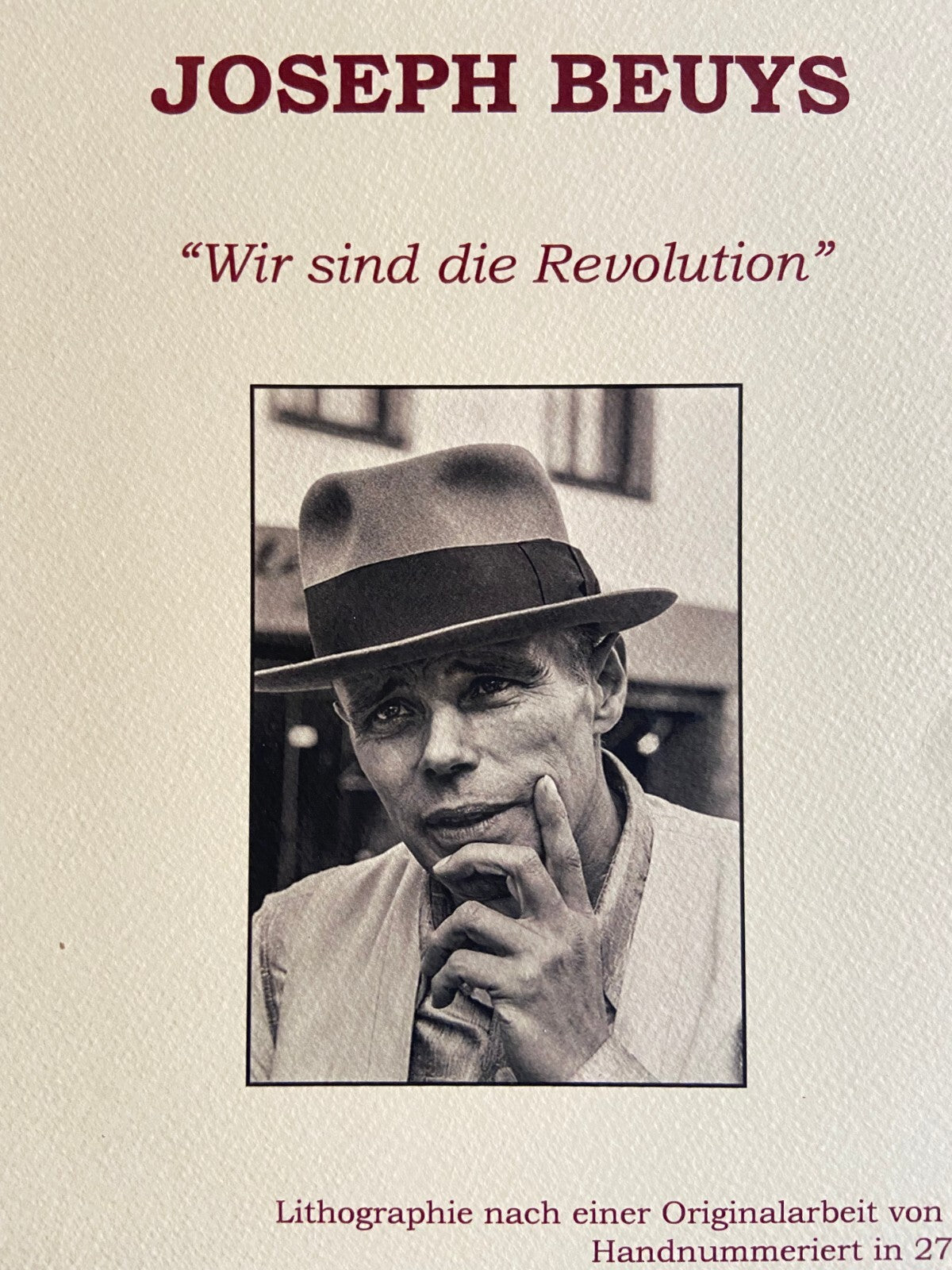 Joseph Beuys 'The Revolution Is Us'