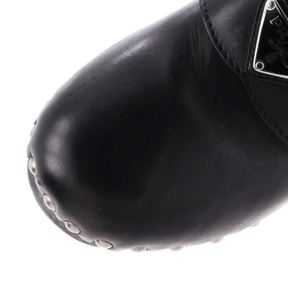Prada Women'S Logo Mule Clogs Leather