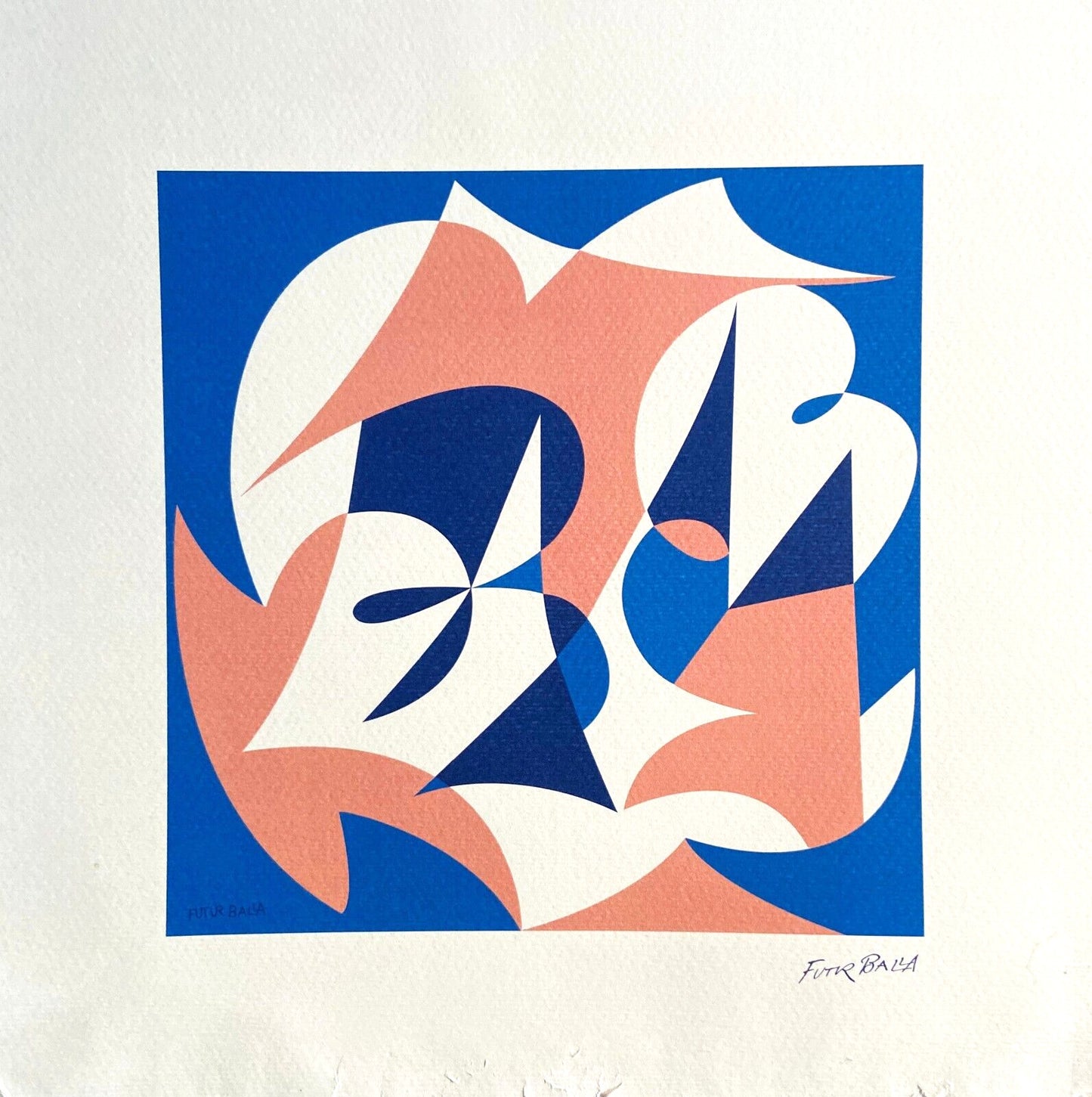 Giacomo Balla, Lithograph 1968 Venice Biennale Coa Numbered In Pencil