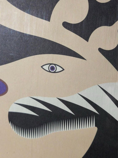 Collectible Kazumasa Nagai Poster Silkscreen Exhibition Signed Box 1990