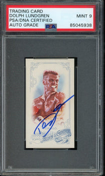 Dolph Lundgren Autographed 2015 Topps Allen