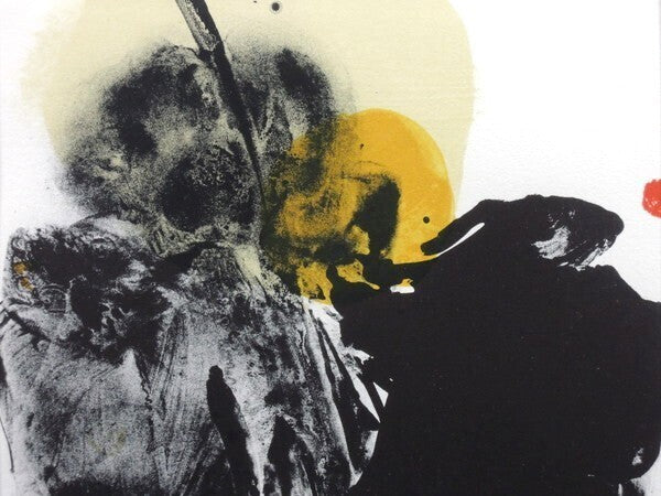 Chen Jiang Hong (Chinese) ??? "Lotus" Signed Original Lithograph Print Framed