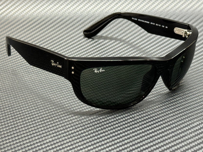 RAY BAN RB2289 901 31 Black Green Mega Balorama Unisex 60 mm Sunglasses