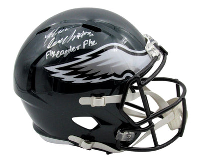 Nolan Smith Signed/Inscribed Full Size Speed Replica Helmet Eagles Jsa 193472