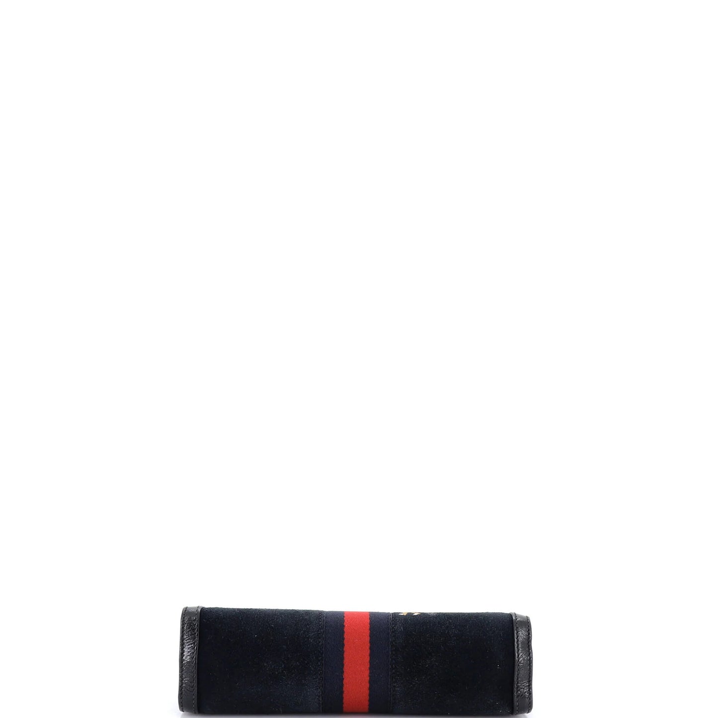 Gucci Ophidia Chain Shoulder Bag Embroidered Suede Small