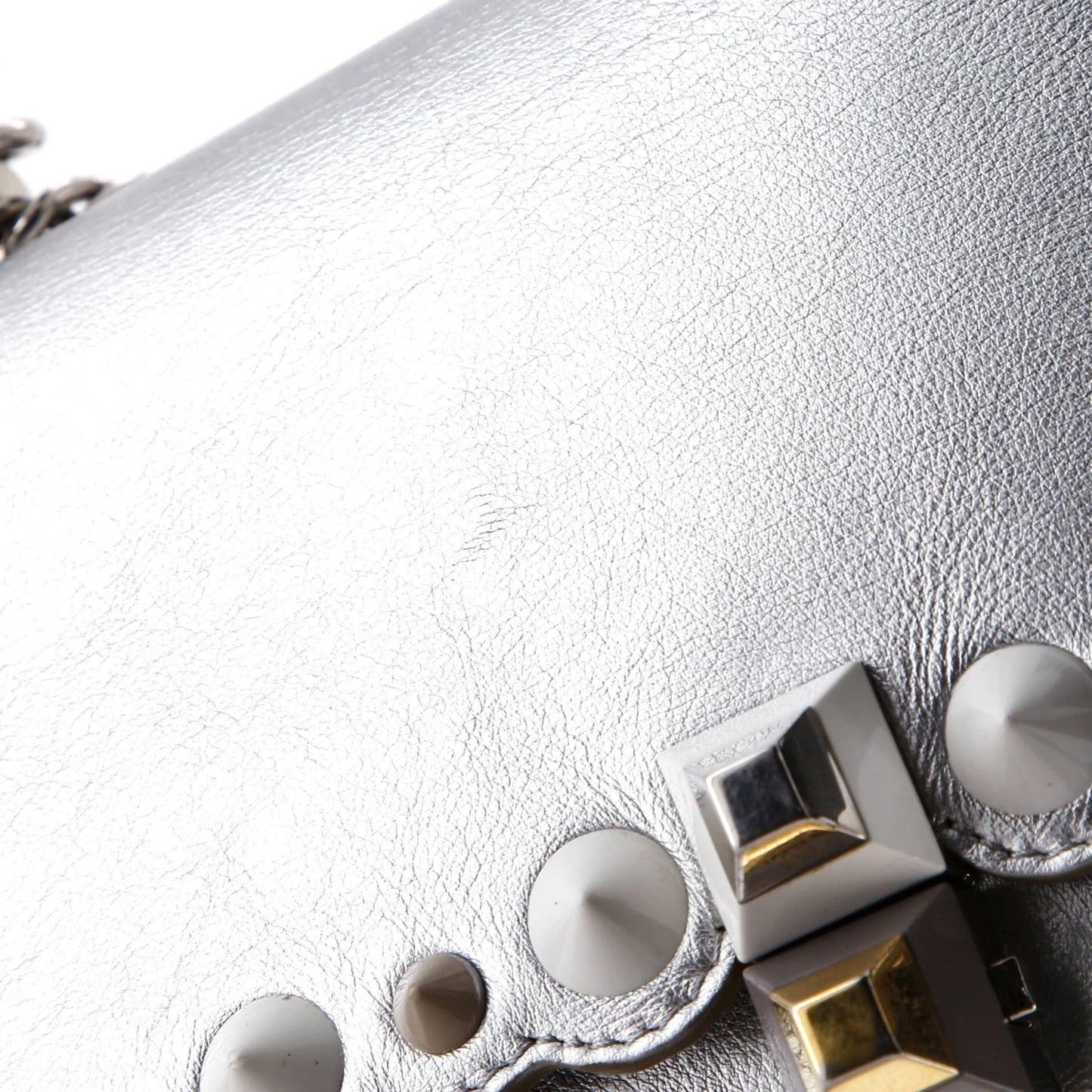 Fendi Kan I Bag Studded Leather Small