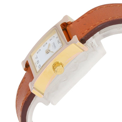 Hermes H Watch Mini Watches Hh1.101 Pgp/Leather