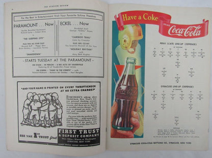 1950 Penn State Nittany Lions Vs. Syracuse College Football Program 137612