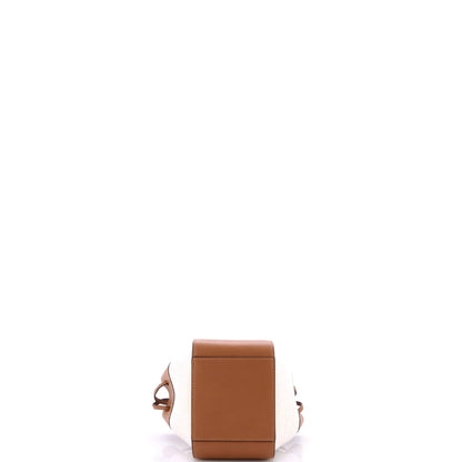 Loewe Hammock Bag Leather And Anagram Jacquard Mini