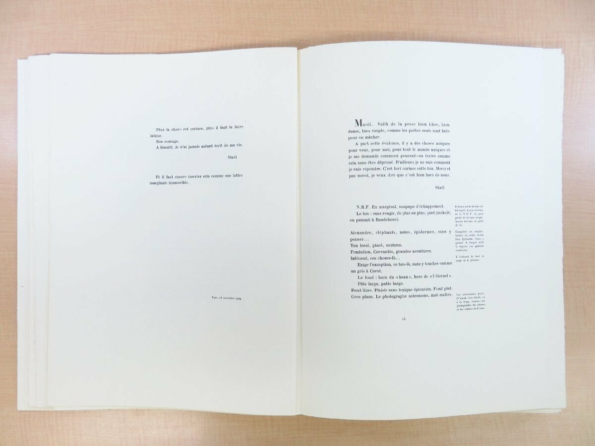 Nicolas De Stael -Lettres De Nicolas De Stael A Pierre Lecuire 1966 Ed225 Signed